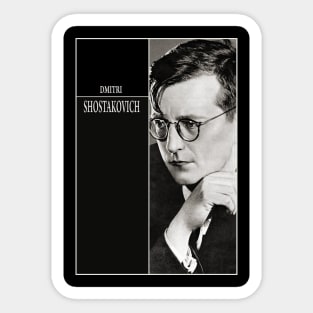 Dmitri Shostakovich Russian Composer Sticker